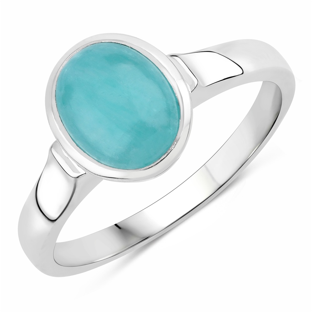 Rafaela Donata Bague Argent sterling Amazonite en Argent Bague