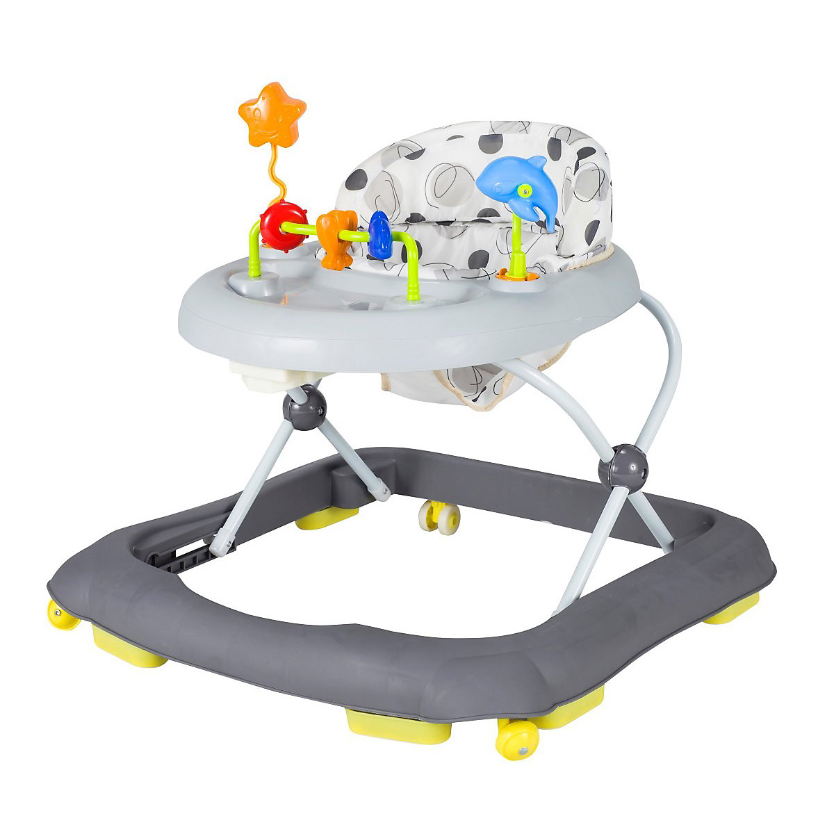 Lauflernwagen  Lauflernhilfe Baby Walker höhenverstellbar, Gehfrei klappbar, Laufhilfe, Lauflernwagen, Laufstuhl