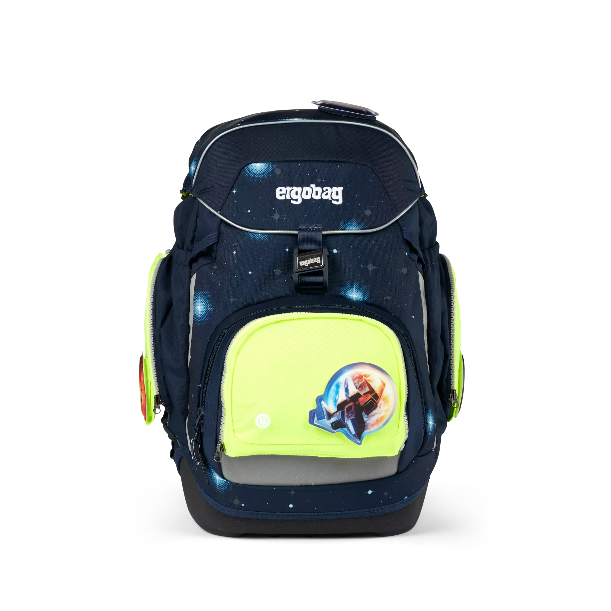 ergobag Fluo LED Zip Set Gelb