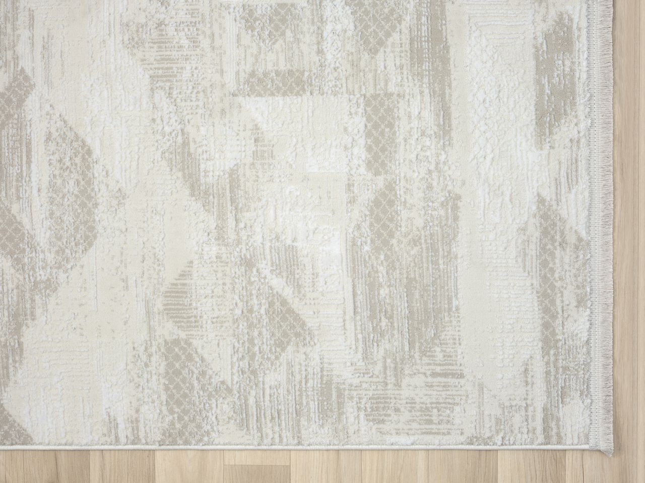 MyFlair Teppich Siena , 80cm x 150cm, Farbe Beige, rechteckig, Florhöhe 10mm