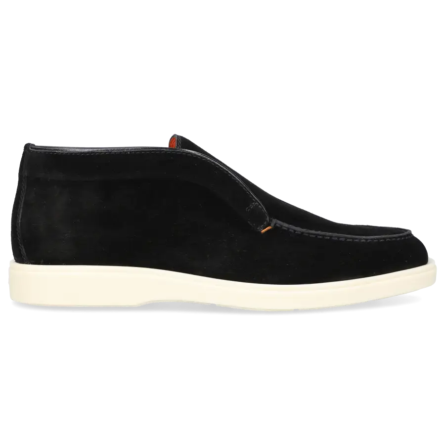 Santoni - Stiefeletten DESERT BOOT Veloursleder - schwarz