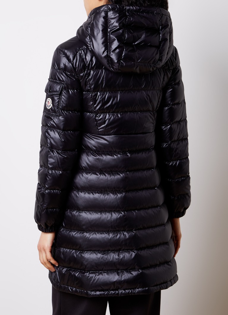 Parka matlasată cu puf Moncler și logo