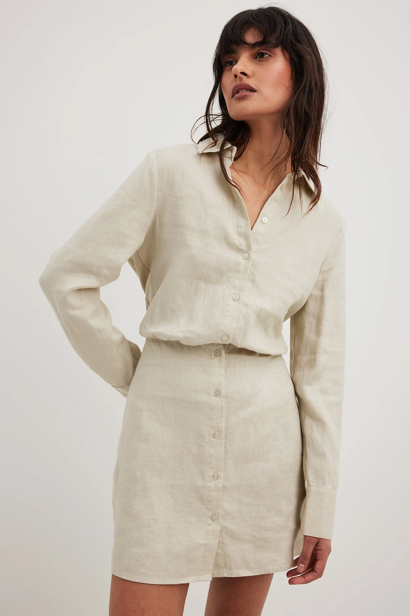 Hemdkleid aus Leinen