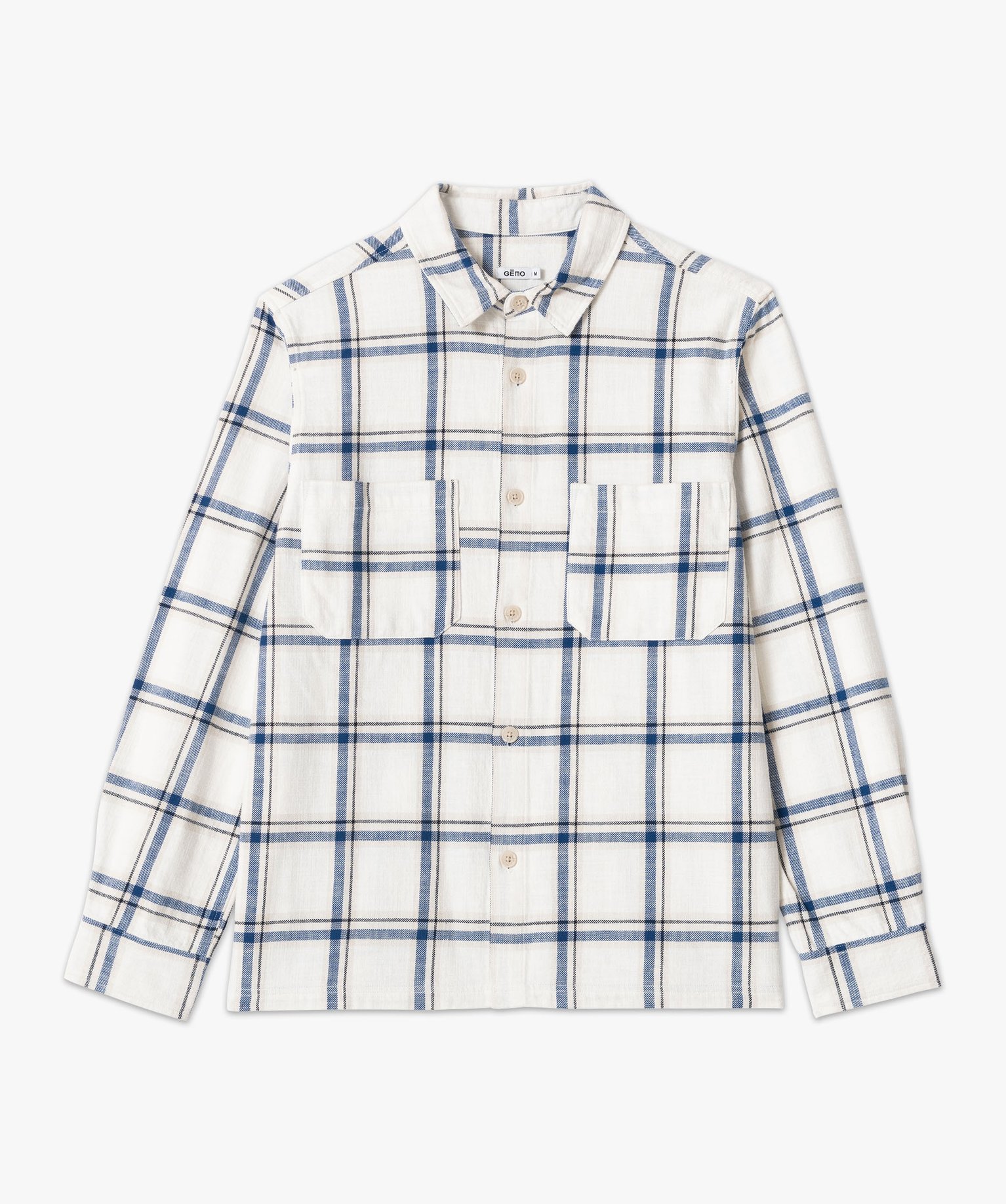 Surchemise à carreaux coupe droite homme carreaux | GEMO