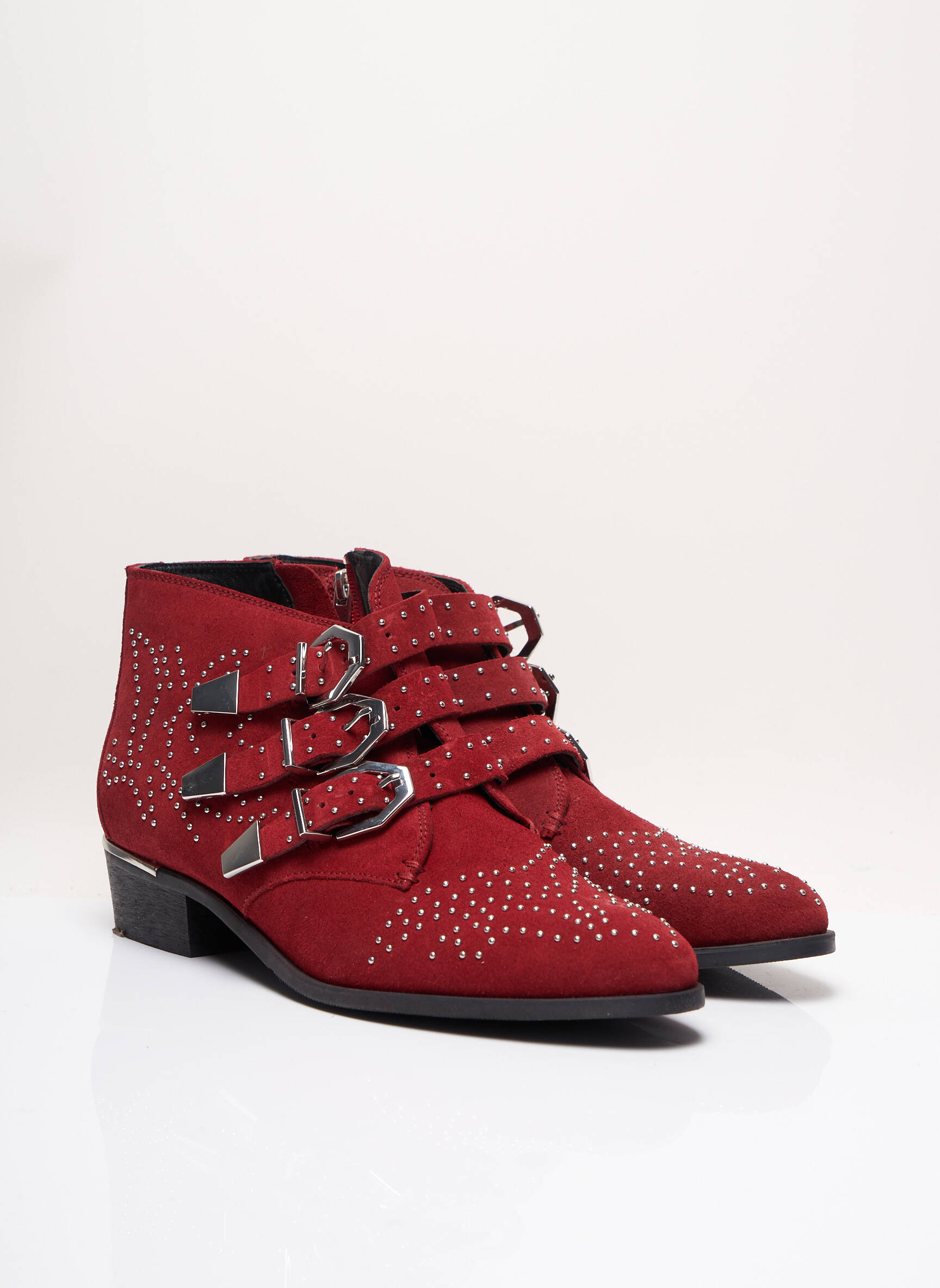 Bronx Bottines Femme couleur rouge