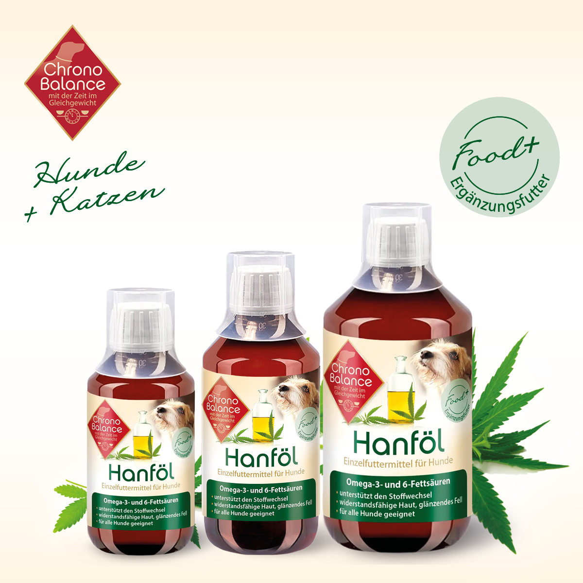 ChronoBalance Ergänzungsfutter & Aufzucht ChronoBalance Hanföl 500 ml