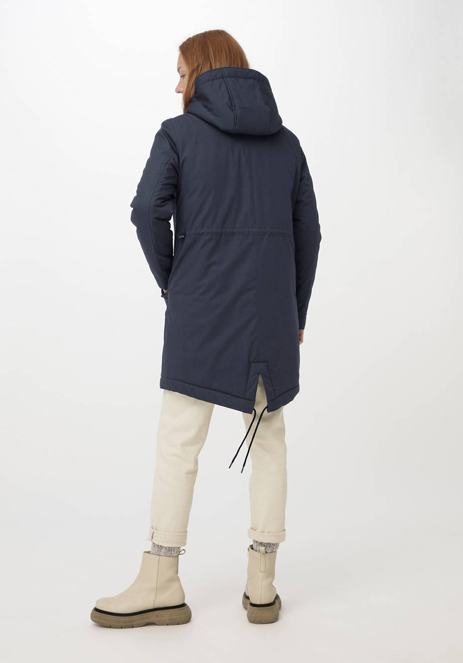 Parka Nature Shell aus reiner Bio-Baumwolle