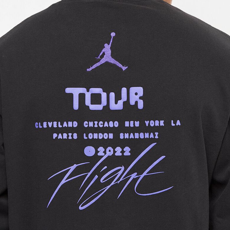 JORDAN Jordan FLT HRTG 85 LS TEE black/ocean cube