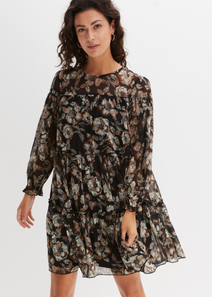Kleid mit Volants