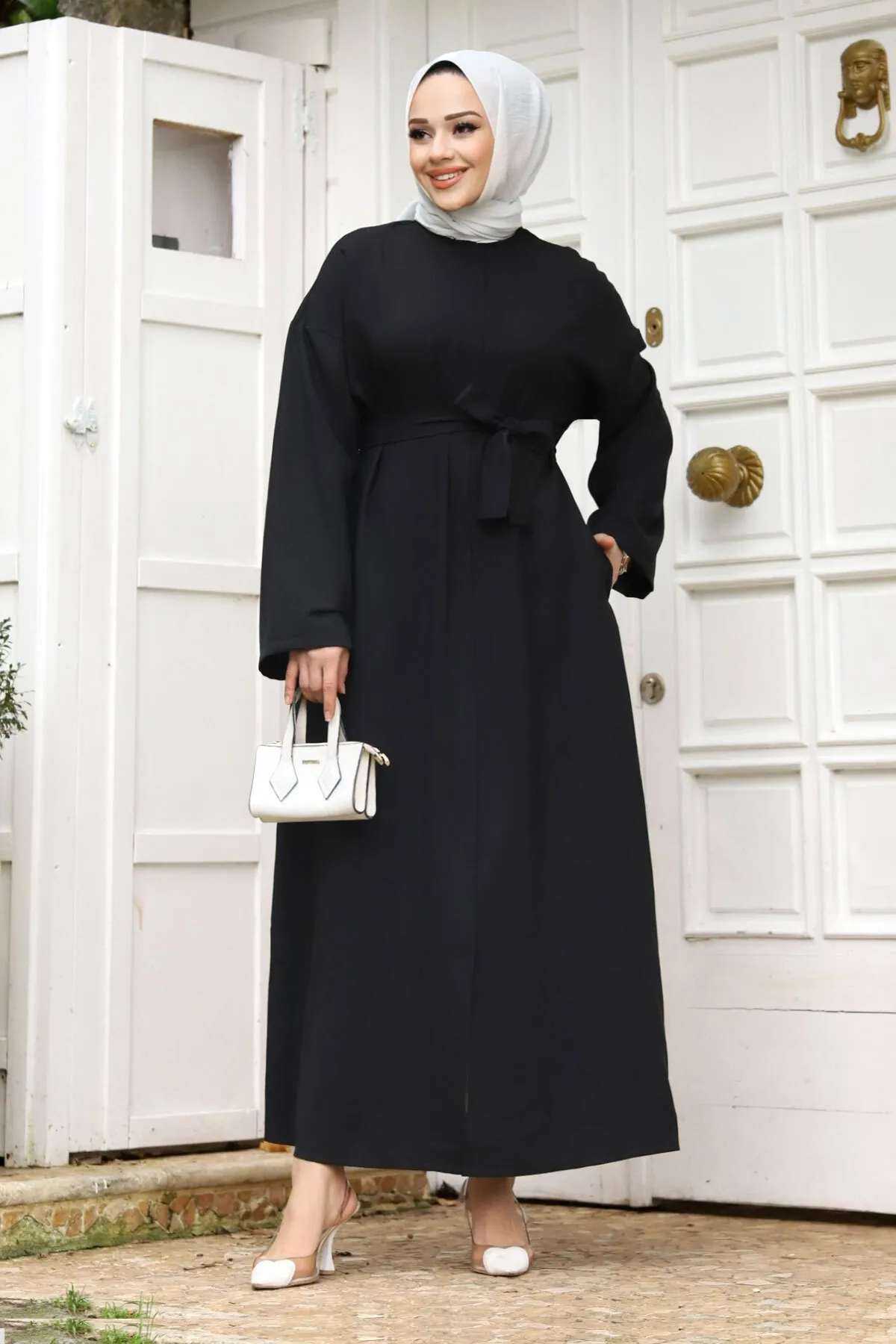 Tesettür Dünyası  Cap & Abaya - Schwarz - Basic