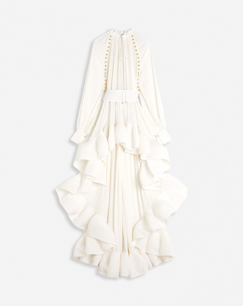 ROBE CHARMEUSE ASYMÉTRIQUE
