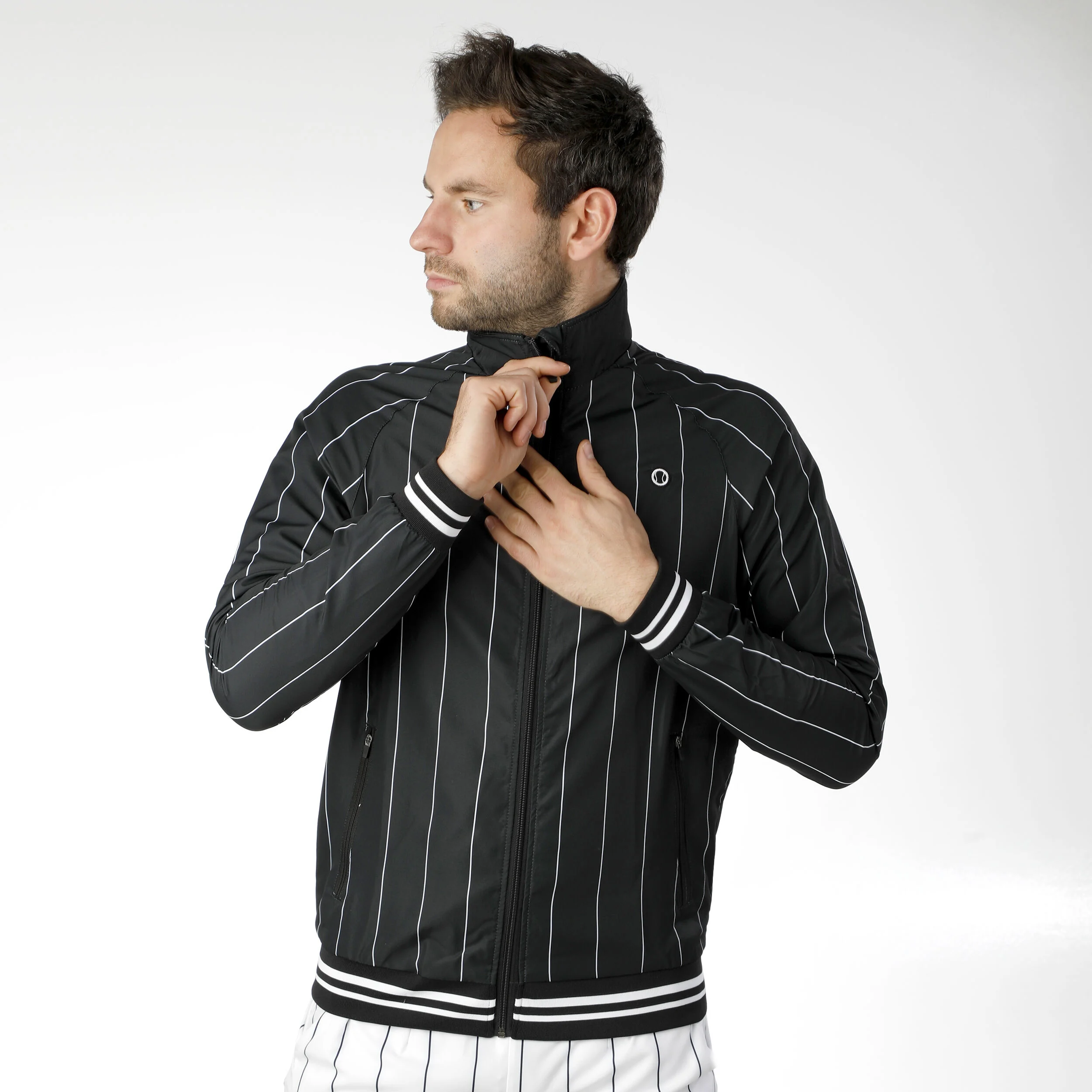 Stripes Trainingsjacke Special Edition Herren - Schwarz, Weiß