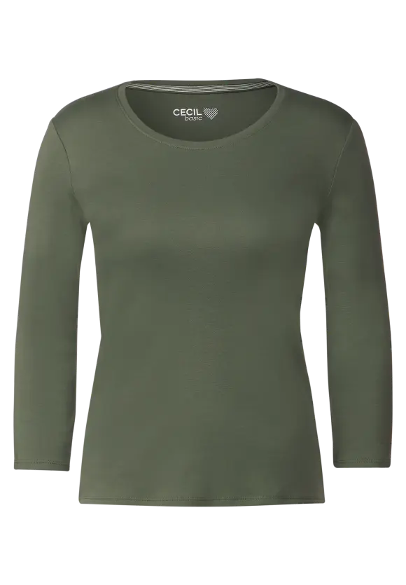 CECIL Basic Shirt mit Rundhals