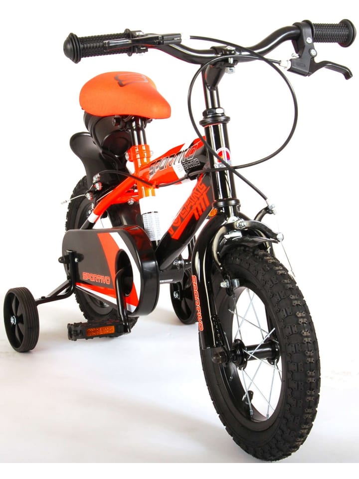 Volare Kinderfahrrad Sportivo Jungen 12 Zoll Kinderrad Neon Orange Schwarz 3 Jahre günstig kaufen onesize