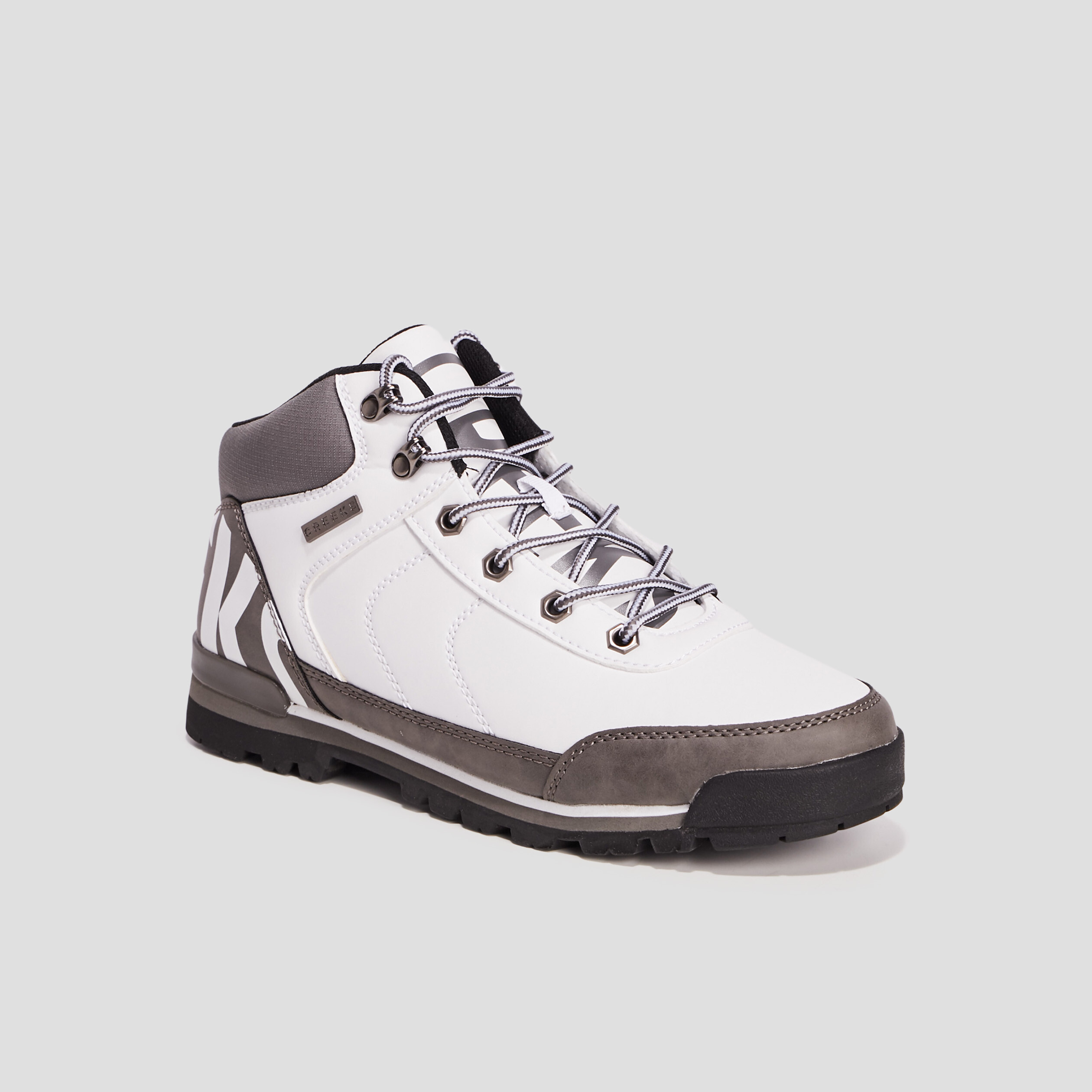 Bottines plates Creeks blanc homme | La Halle