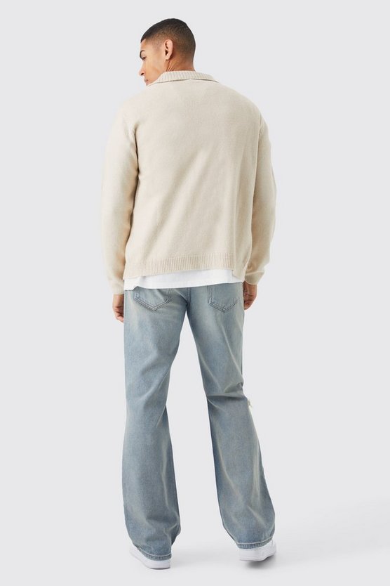 Cardigan mit Kragen