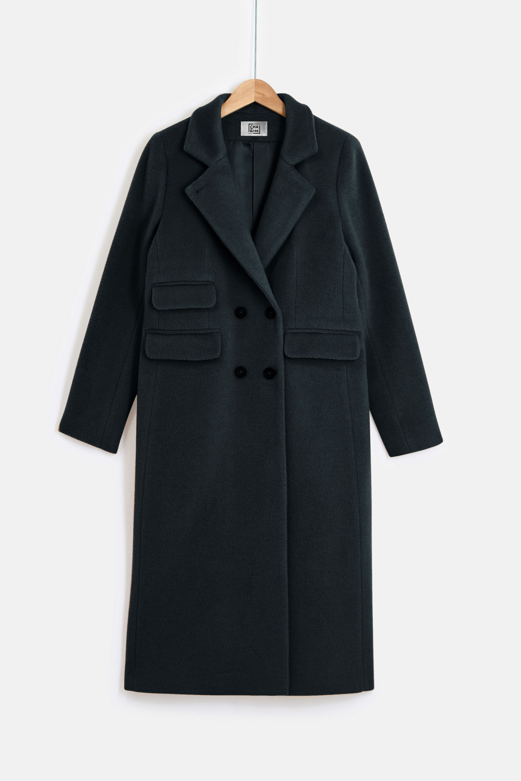 Manteau numero3 c1 vert fonce femme