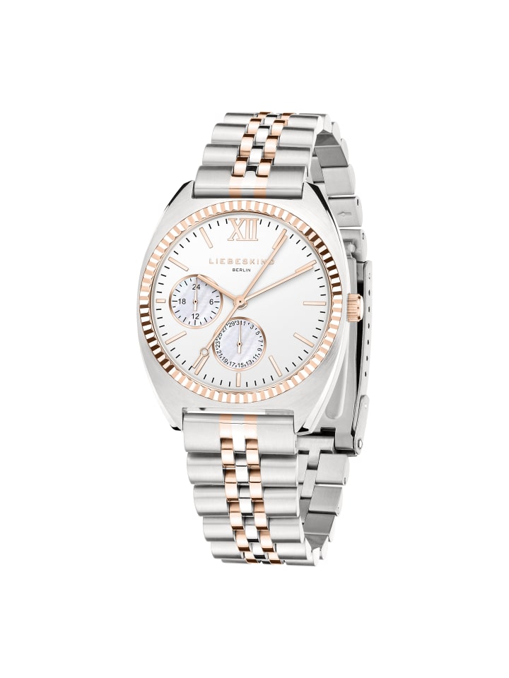 LIEBESKIND BERLIN Armbanduhr in silber-roségold günstig kaufen onesize