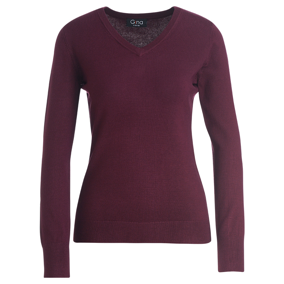 Damen Feinstrickpullover mit V-Ausschnitt