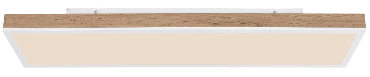 Globo LED Deckenleuchte Doro Eiche Weiß 80 x 20 cm