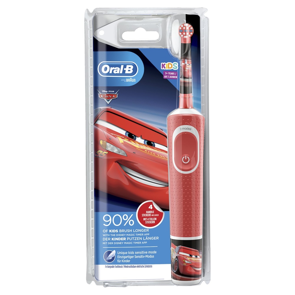 oral-b Oral-B Kids Brosse À Dents Électrique, Cars Brosse À Dents Electrique