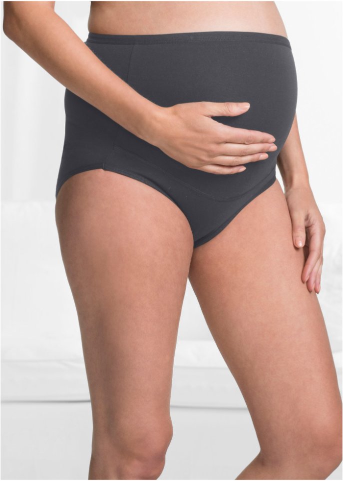 Überbauchslip mit Bio-Baumwolle (2er Pack)
