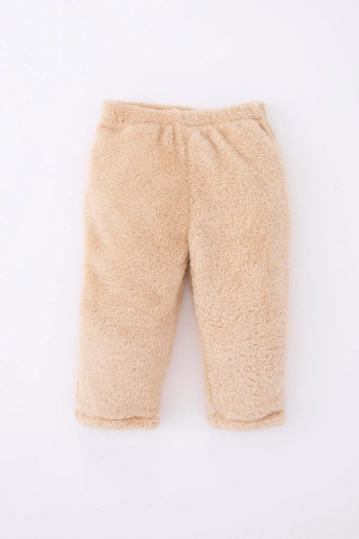 DeFacto  Besticktes Plüsch-Pyjama-Set mit Rundhalsausschnitt für Babys