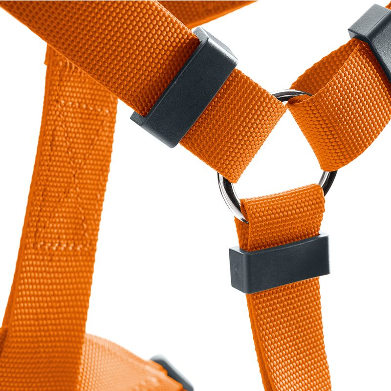 Sparset HUNTER Führleine + Geschirr London Vario Rapid, orange