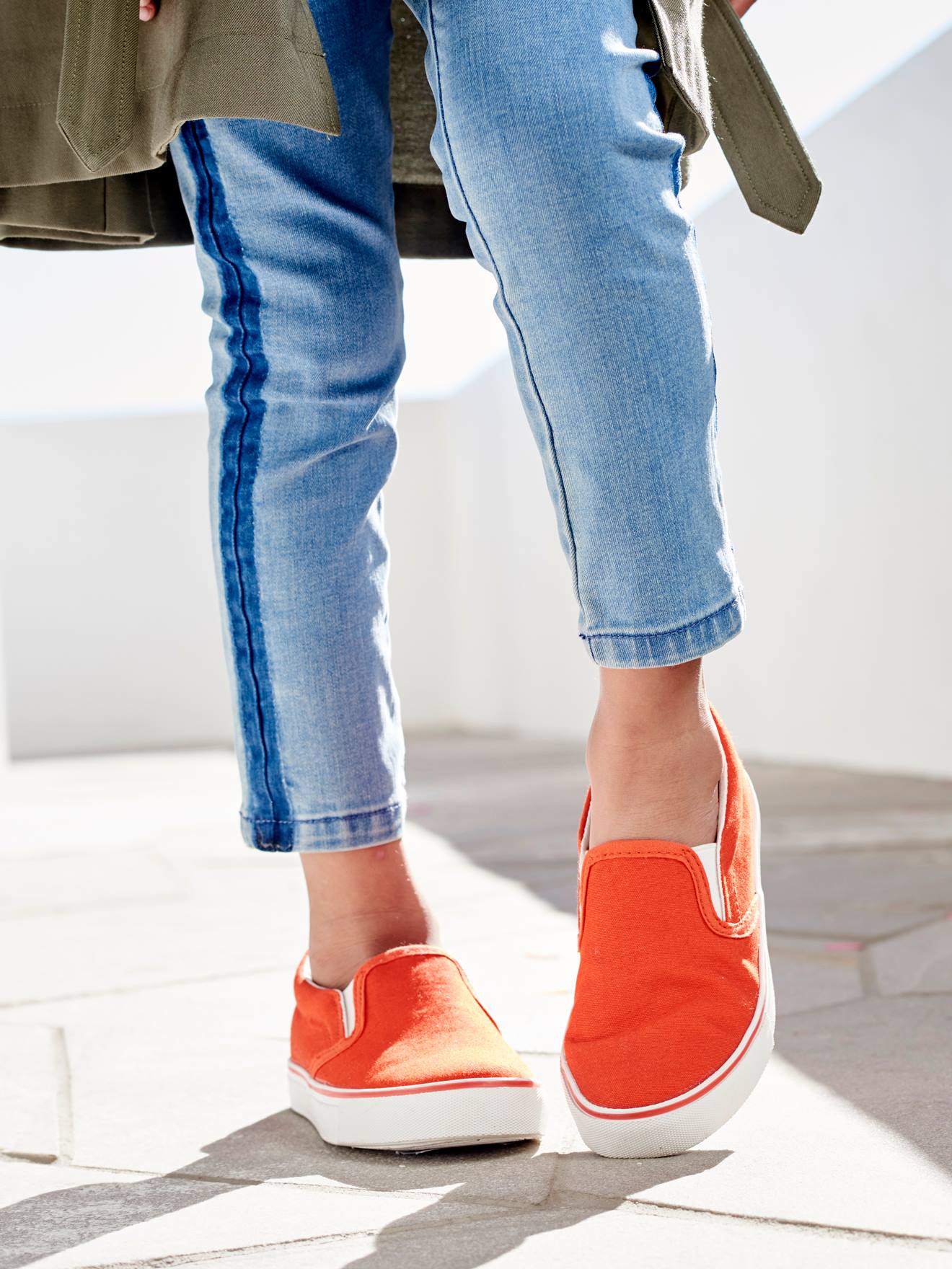 Tennis slip-on fille grenadine