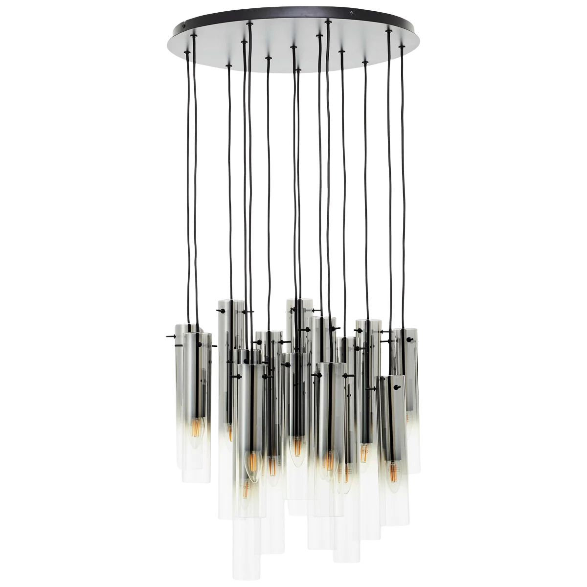 Brilliant Pendelleuchte Glasini 14-flg
