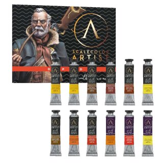 Scalecolor Artist Themed Set - Deep Red (12x20ml)