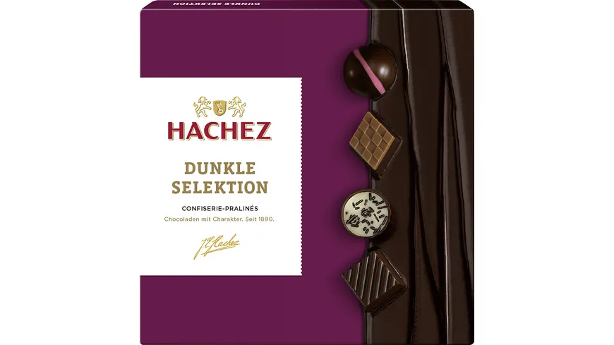 Hachez Dunkle Selektion Confiserie Pralinés 125 g