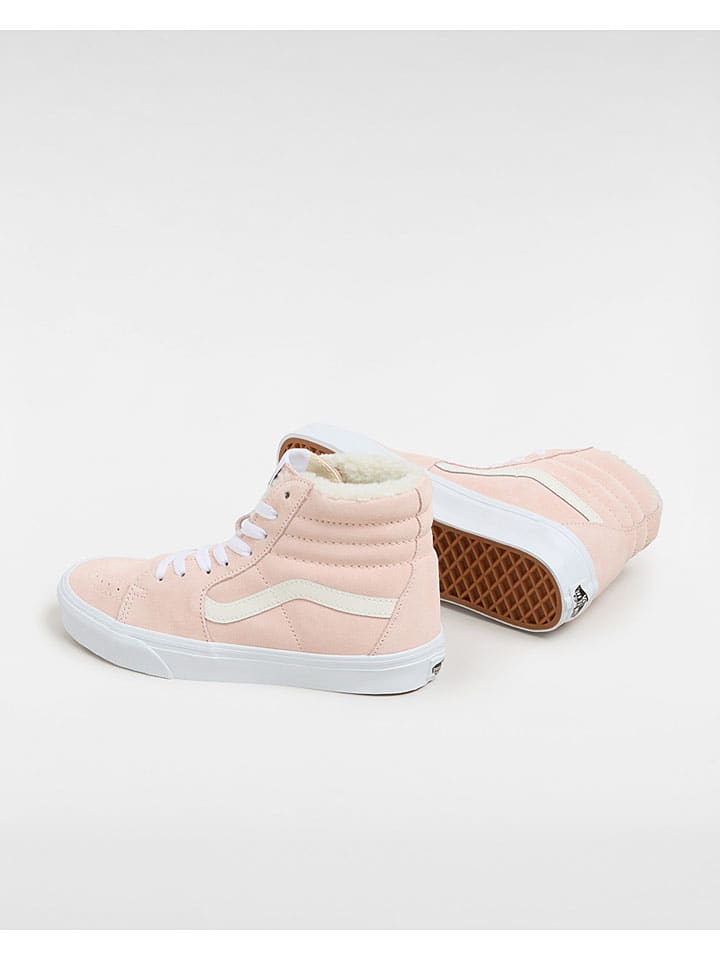 Vans Leder-Sneakers in Rosa günstig kaufen