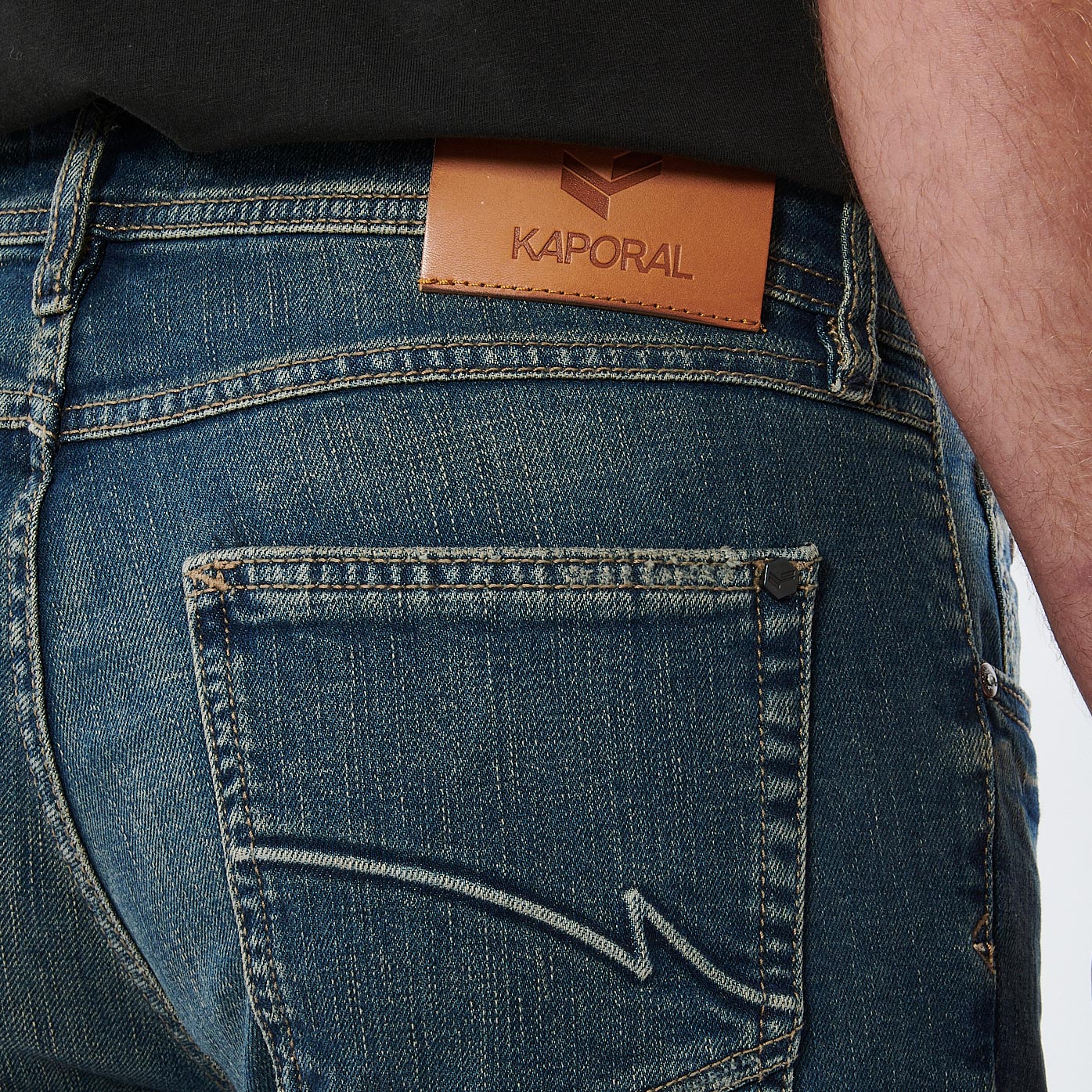 DATTE  Jean straight bleu homme