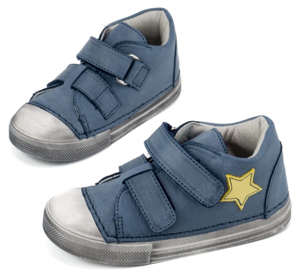 Däumling softie ~ Efna Klettschuh ~ Chalk jeans