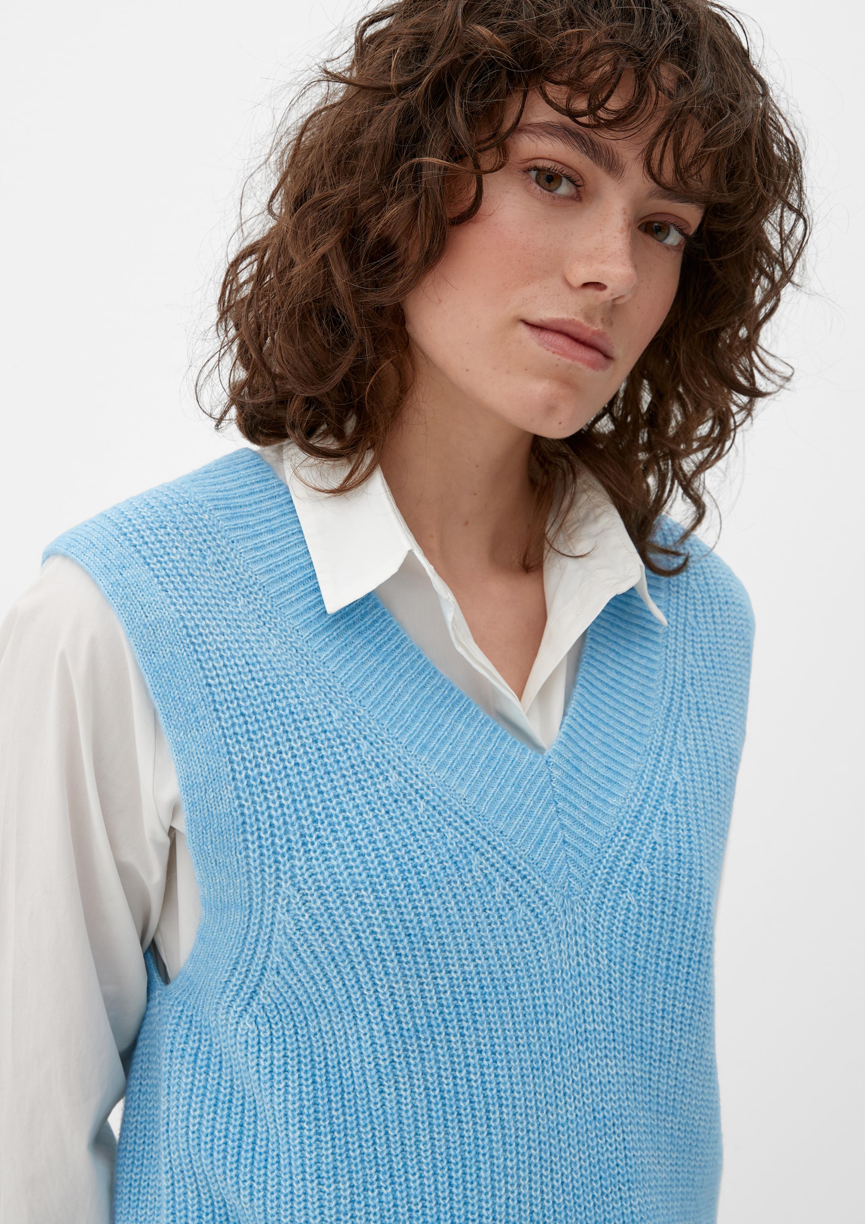 Strickpullunder mit V-Ausschnitt  2124205-5194