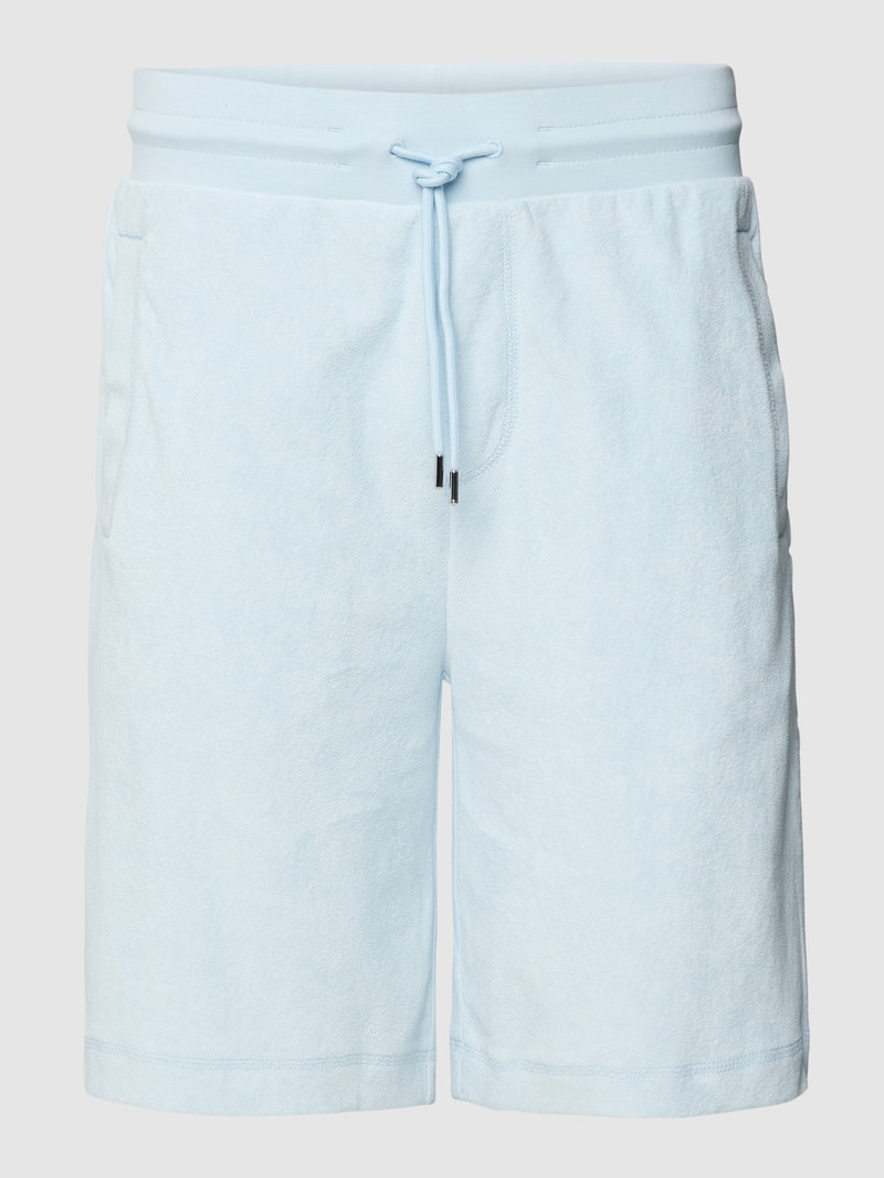 Sweatshorts aus Frottee Modell 'Lamson' in bleu