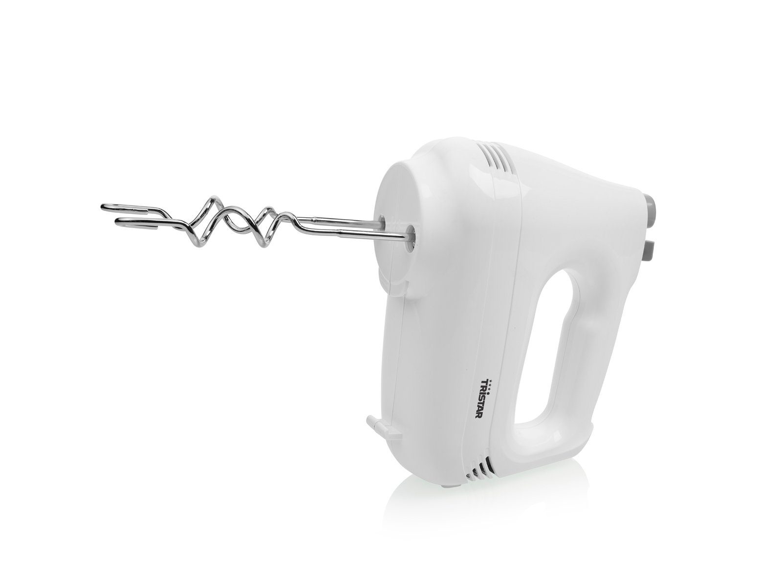 Tristar Handmixer, 200 W, Hand-Rührgerät Rührmaschine, 2 Quirle & 2 Knethaken Turbo Handrührer