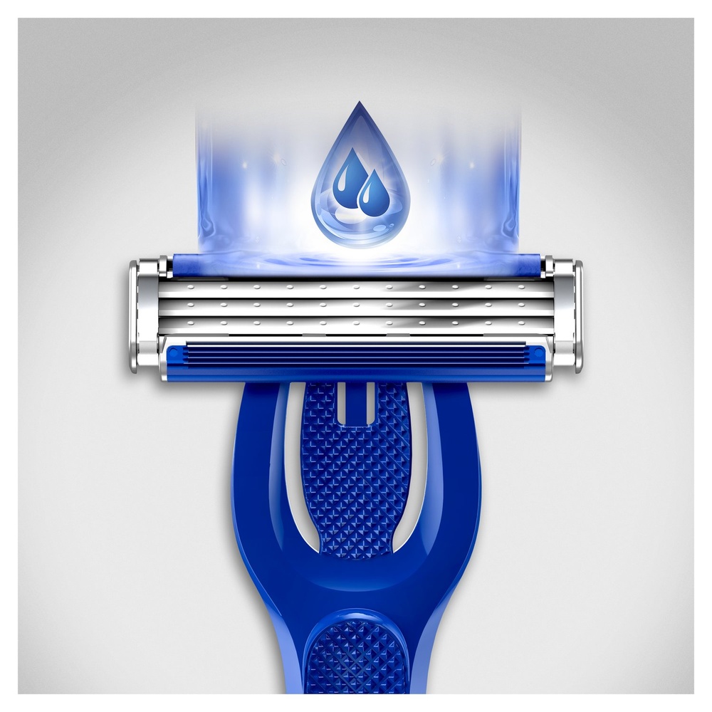 gillette Gillette Blue3 Hybrid Pack De Rasage Rasoirs Jetables