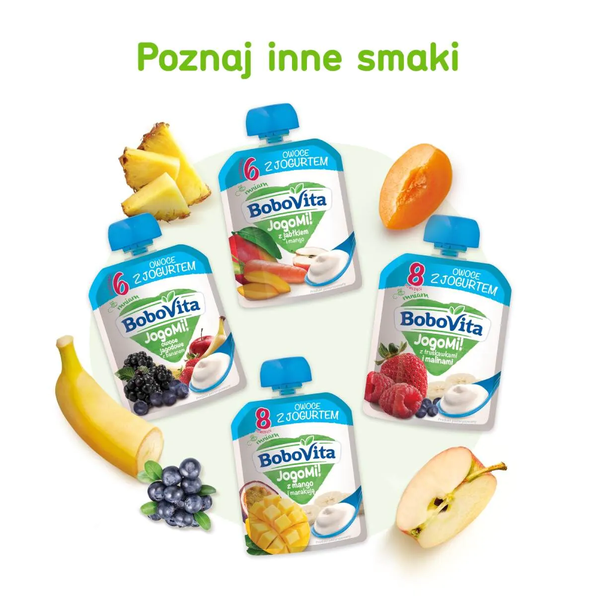 Bobovita Jogomi! Bær- og bananmousse