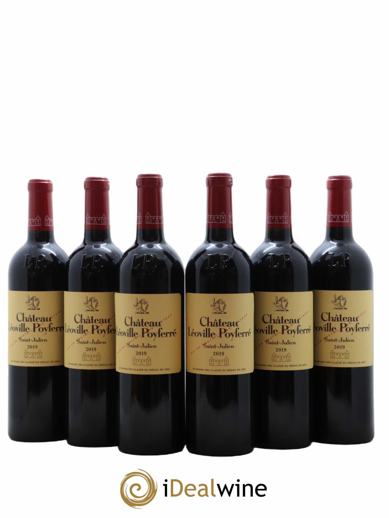 Château Léoville Poyferré 2ème Grand Cru Classé  2019 - Lot de 6 Bouteilles