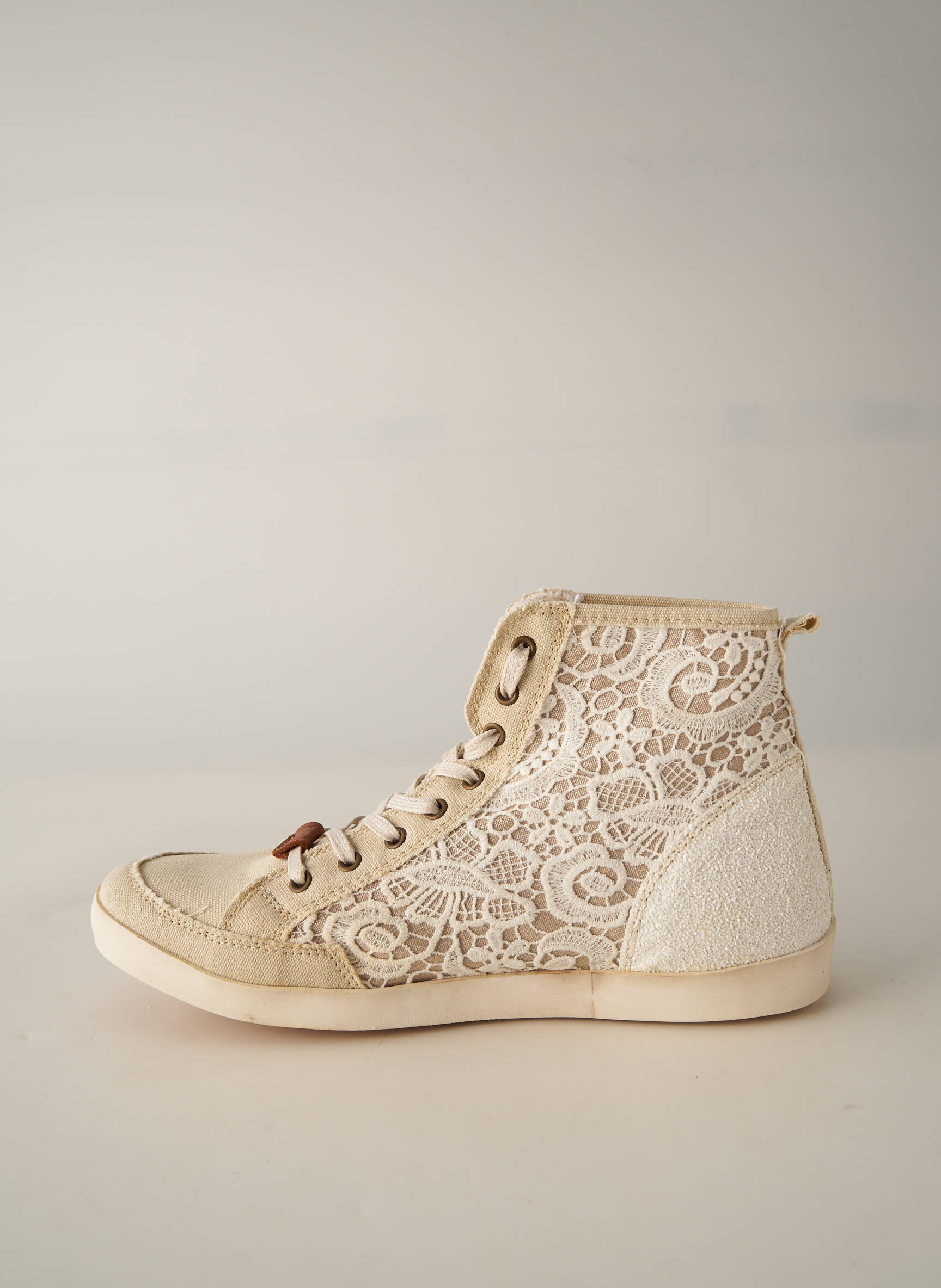 Banana Moon Baskets Femme couleur beige