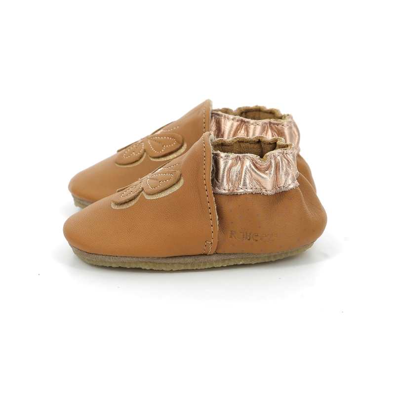 Chaussons cuir tannage végétal Flyinthewindcrp