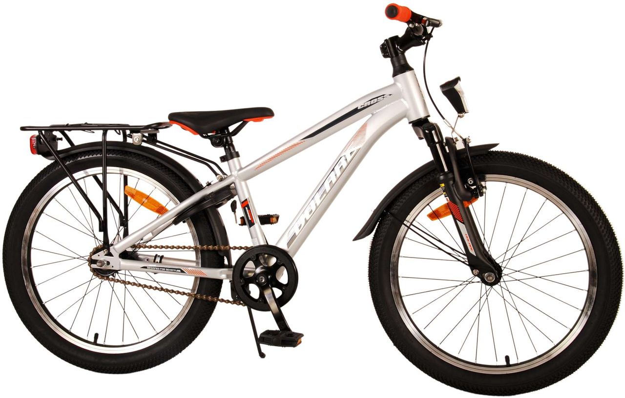 Volare Cross Kinderfahrrad - Jungen - 20 Zoll - Silber