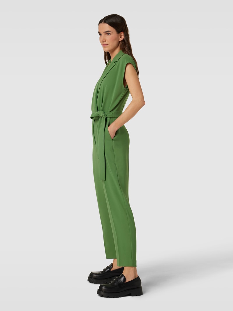 Jumpsuit mit Reverskragen Modell 'STORICO' in grün