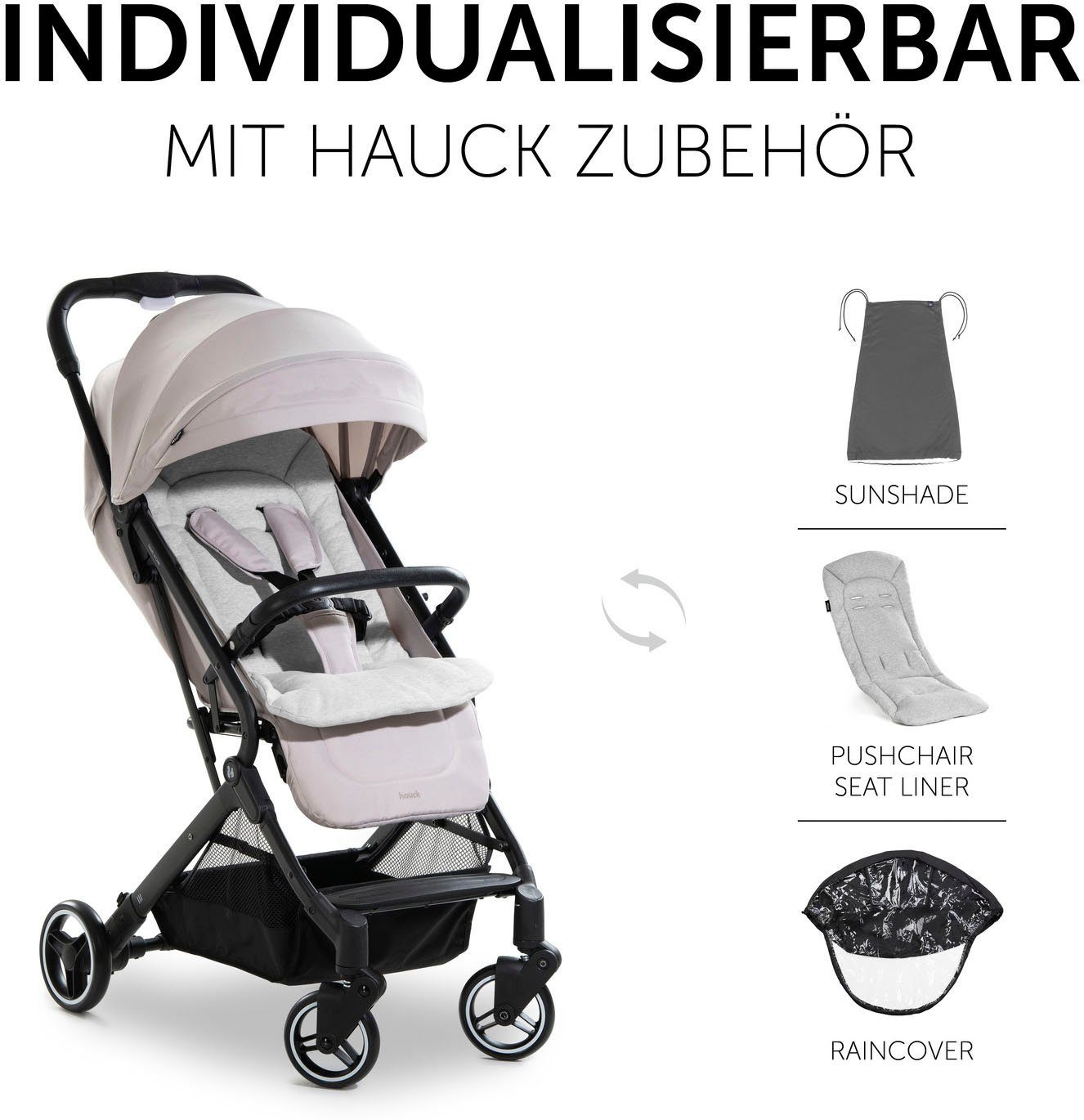 Hauck Kinder-Buggy Travel N Care, beige
