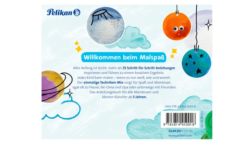 Pelikan Mal +Lernbuch - Mehr als Malen lernen - das schlaue Anleitungsbuch