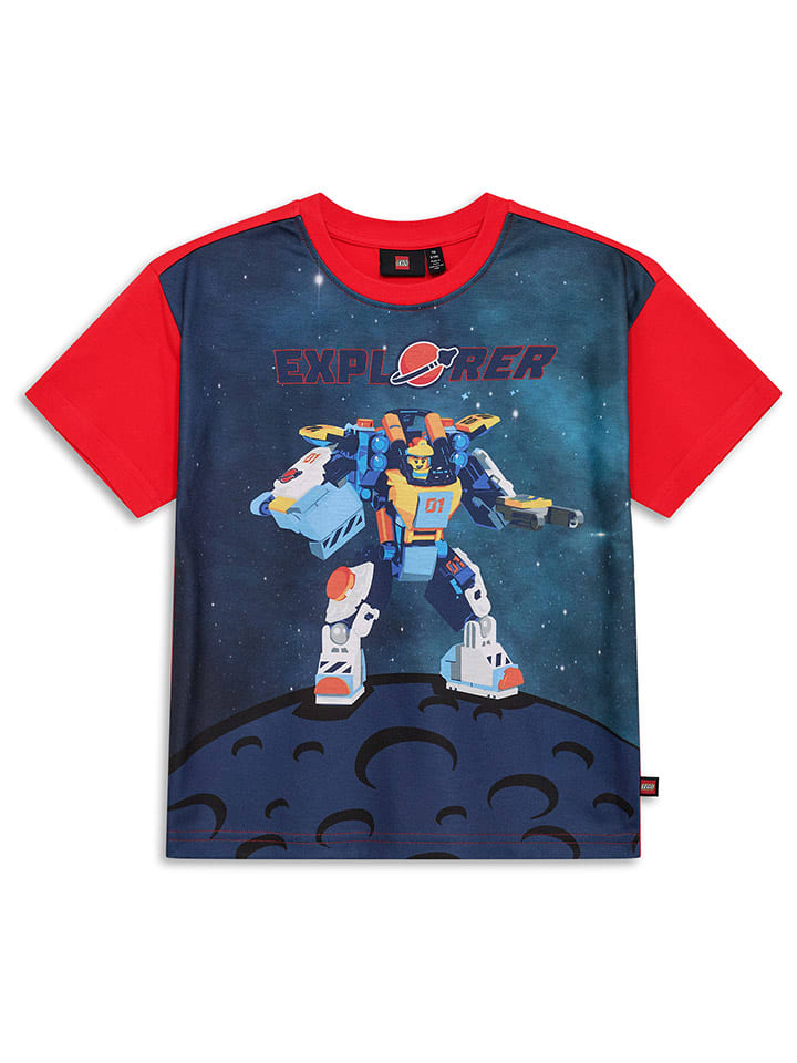 LEGO Shirt in Rot/ Dunkelblau günstig kaufen