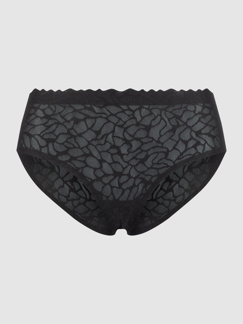Slip aus Spitze in schwarz