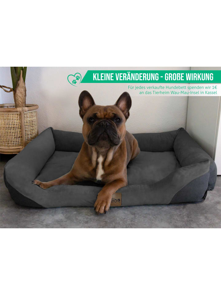 Aspero Hundebett Hanko in Anthrazit günstig kaufen